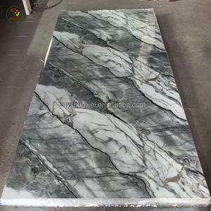 Paneles y Tableros de Pared de Mármol <span class=keywords><strong>Blanco</strong></span> Artificial de Alto Brillo - Láminas de PVC Modernas Resistentes <span class=keywords><strong>al</strong></span> <span class=keywords><strong>Agua</strong></span> y a los Rayos UV <span class=keywords><strong>para</strong></span> Decoración de Interiores de Villas y Hoteles - Product Image 5