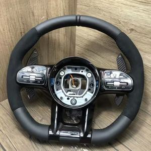 Volant en suède AMG pour W176 W167 W205 W214 W223 W212 W463 W222 C180 C200 C300 C43/C63, personnalisable - Product Image 1