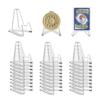 Support de badge en acrylique premium de 2,2 pouces, mini-stand pour cartes gradées, cartes de sport de baseball, marque Suti, modèle ST-T102