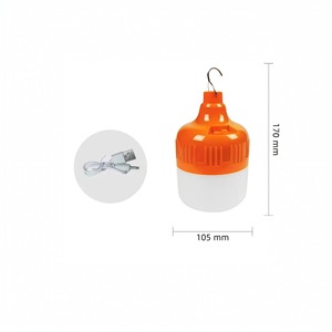 USB-Plug LED Emergency <b>Lighting</b> <b>Bulbs</b> LiFePO4 <b>Battery</b> Operated Cold White Outdoor Use Made Plastic Remote Control 4800mAh 3H - Product Image 6