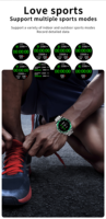 Montre connectée AW12pro en gros avec stockage de musique locale, suivi de la fréquence cardiaque, mesure de l'oxygène sanguin, style professionnel pour hommes, bracelet