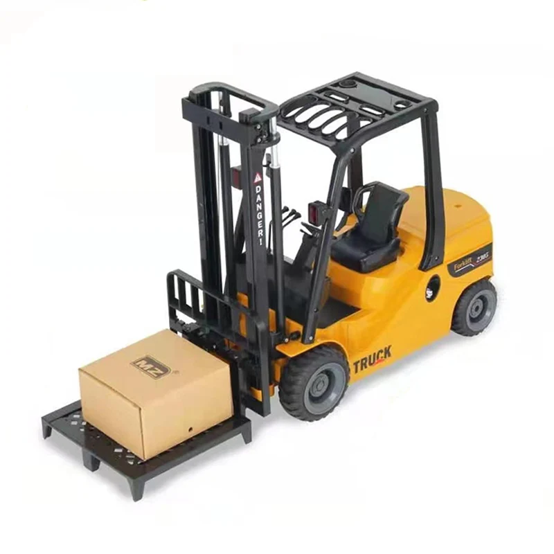 新着2.4G 1:12 RCエンジニアリングフォークリフトクレーン