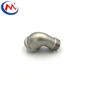 ข้อต่อท่อสแตนเลส 304 316 ขนาด <span class=keywords><strong>1</strong></span>/4" 3/8" <span class=keywords><strong>1</strong></span>/2" 3/4" <span class=keywords><strong>1</strong></span>" 2" 3" 4 นิ้ว เกลียวใน เกลียวนอก ข้อต่อข้อศอก 90 องศา - Product Image 1