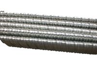 Fournisseur de matériaux de post-tension de tuyau de conduit ondulé galvanisé plat 20*70/rond 80MM 85MM 90MM Dia pour brin de PC non lié