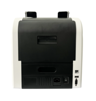 Machine de comptage multi-devises 2pocket 2CIS avec lecture du numéro de série, comptage et tri des billets mixtes, et imprimante intégrée