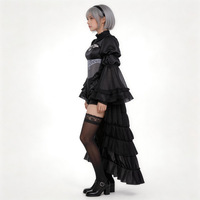Costume de cosplay NieR Automata 2B, ensemble complet noir, tenue mécanique d'anime, jeu de rôle, 14 ans et plus