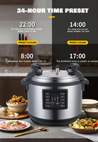 Panci Presto Listrik Multifungsi 15L Stainless Steel Peralatan Dapur Komersial