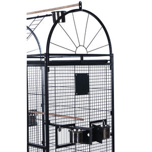 Jaula para Pájaros Canarios de Acero Inoxidable con <span class=keywords><strong>Accesorios</strong></span>, Jaula Grande para Loros, Aviario Portátil, Jaulas Grandes para Pájaros en Venta - Product Image 5