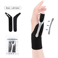 KS-6186 # Attelle de poignet ultra-fine réglable avec compression et stabilisateur de pouce à ressort flexible à boucle auto-agrippante