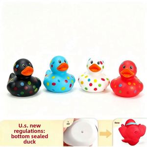 ¡Gran Oferta! Nuevo Juguete de Pato Amarillo de Plástico para el Agua, con Diseño de Ondas de Color Han Feng y Anillos de Baño Divertidos - Product Image 2