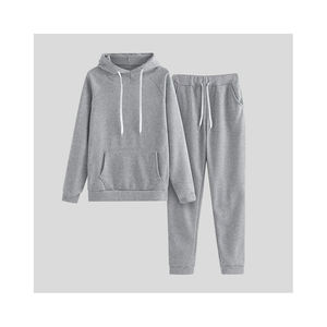 Sport <b>Hoodie</b> and Jogger Pants for Men Gym Outfit Casual Athleisure Set Cozy Lounge Sporty 2-Piece Set Top and Bottom Outfit - Product Image 4