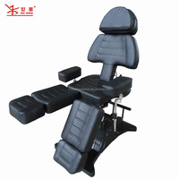 Fauteuil de massage et de thérapie hydraulique rotatif et réglable, personnalisable pour studio d'art corporel