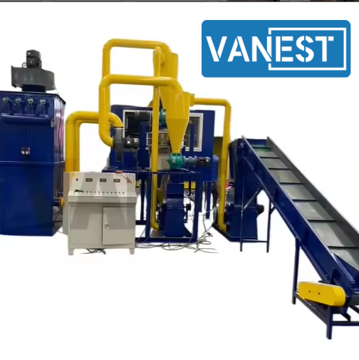 VANEST PCB Recycling Machine, Industrial E Waste PCB Gold Recycling Plant Machine for Electronic Scrap Gold Extraction