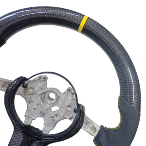 Cuir en fibre de carbone pour <span class=keywords><strong>volant</strong></span> pour M3 M4 F80 F82 Série 3 LED personnalisable Sport - Product Image 5