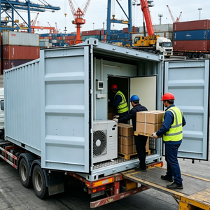 Cella Frigorifera Integrata Containerizzata con Unità Condensante Scroll a Scarico Laterale e Unità di Raffreddamento - Product Image 1