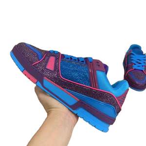 Chaussures de sport de luxe personnalisées pour hommes, style vintage, pour le tennis, le basketball et le sport décontracté, en cuir de veau, pour l'été, l'hiver et l'automne - Fabrication artisanale - Product Image 2