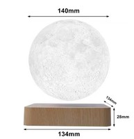 Lampe LED flottante en forme de lune flottante à lévitation magnétique personnalisée pour cadeaux d'affaires