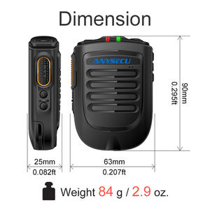 Anysecu Wireless <b>Microphone</b> B02-ios Remote <b>Speaker</b> Blueterth Ptt Portable B02 for Zello Android Ios Hand B02 Handheld - Product Image 4