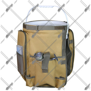 Fishing Bucket Storage Bag Oxford Cloth <b>Top</b> Handle Multi-Purpose Outdoor Tackle Organizer - Product Image 1