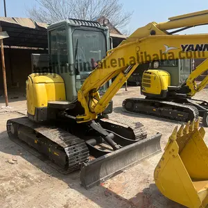 Venta caliente Yanmar vio55 usado mini 5.5ton excavadora máquina hidráulica excavadora sobre orugas