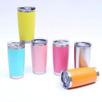 Mug isotherme en acier inoxydable 304 de 20 oz, tasse de voiture, bouteille d'eau ou de bière, grande capacité, cadeau d'affaires, portable, 6-12 heures