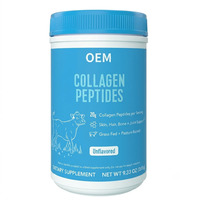Poudre de peptides de collagène hydrolysés à marque privée, best-seller, produits de beauté pour adultes, supplément de collagène, aucun avis pour le moment