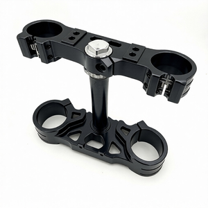 Custom CNC Machined Aluminum Alloy Three Way Handlebar <b>Clamp</b> OEM Service - Product Image 3