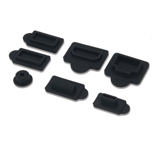 Juego de Cubierta Protectora Antipolvo y Tapones de Silicona para Accesorios, Repuestos, Negro/Rojo/Azul, 2025 - Product Image 2
