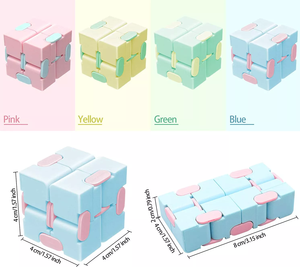 Khối Lập Phương Vô Cực Đồ Chơi Khối Lập Phương Kỳ Diệu Không Gian Thiên Hà Khối Lập Phương Lật Đồ Chơi Ngón Tay Giảm Căng Thẳng Lo Âu Cho Người Lớn Trẻ Em ADHD - Product Image 2