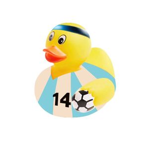 Mini canards en caoutchouc promotionnels de 3 pouces en vinyle, cadeaux d'entreprise, jouet de bain sûr, couleur personnalisée, avec logo - Product Image 1