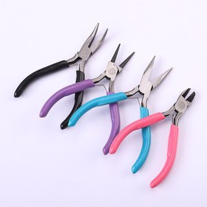 Purple ABS Handle DIY Mini Jewelry <b>Pliers</b> for Circlip Alloy Steel Made in China & GUA - Product Image 1