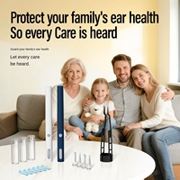 Caméra auriculaire visuelle en acier inoxydable 1080P HD avec 5 embouts de cuillère interchangeables pour l'élimination du cérumen, otoscope endoscope rechargeable par USB