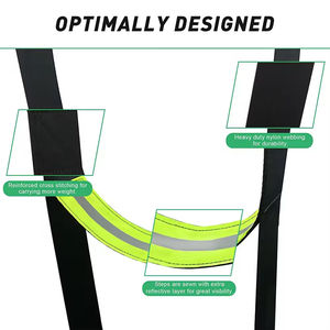 Corde d'escalade multifonctionnelle en nylon – Aide à l'escalade extérieure durable rouge-noirâtre avec support à deux/trois marches - Product Image 4