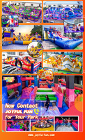 JOYFUL FUN Terrain de Jeux Gonflable Commercial Personnalisé pour l'Extérieur, Parc d'Attractions Gonflable Thème Spatial, Jeux Gonflables, Parcours d'Obstacles Gonflable