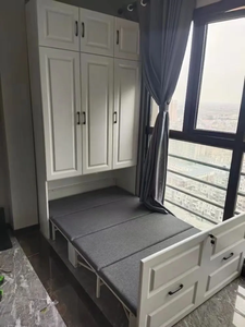 Folding <strong>Bed</strong> That Does Not Take <strong>up</strong> Space, Household Invisible <strong>Bed</strong>, Wardrobe Integrated <strong>Pull</strong>-out Multifunctional Study <strong>Bed</strong> - Product Image 6