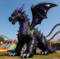 Dragon volant gonflable de taille personnalisée décoration d'événement mascotte de dragon gonflable modèle animal pour l'affichage d'événement