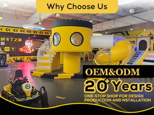 Su misura magica corsa parco giochi al coperto attrezzature per bambini Area giochi al coperto con schiuma e materiali plastici - Product Image 4