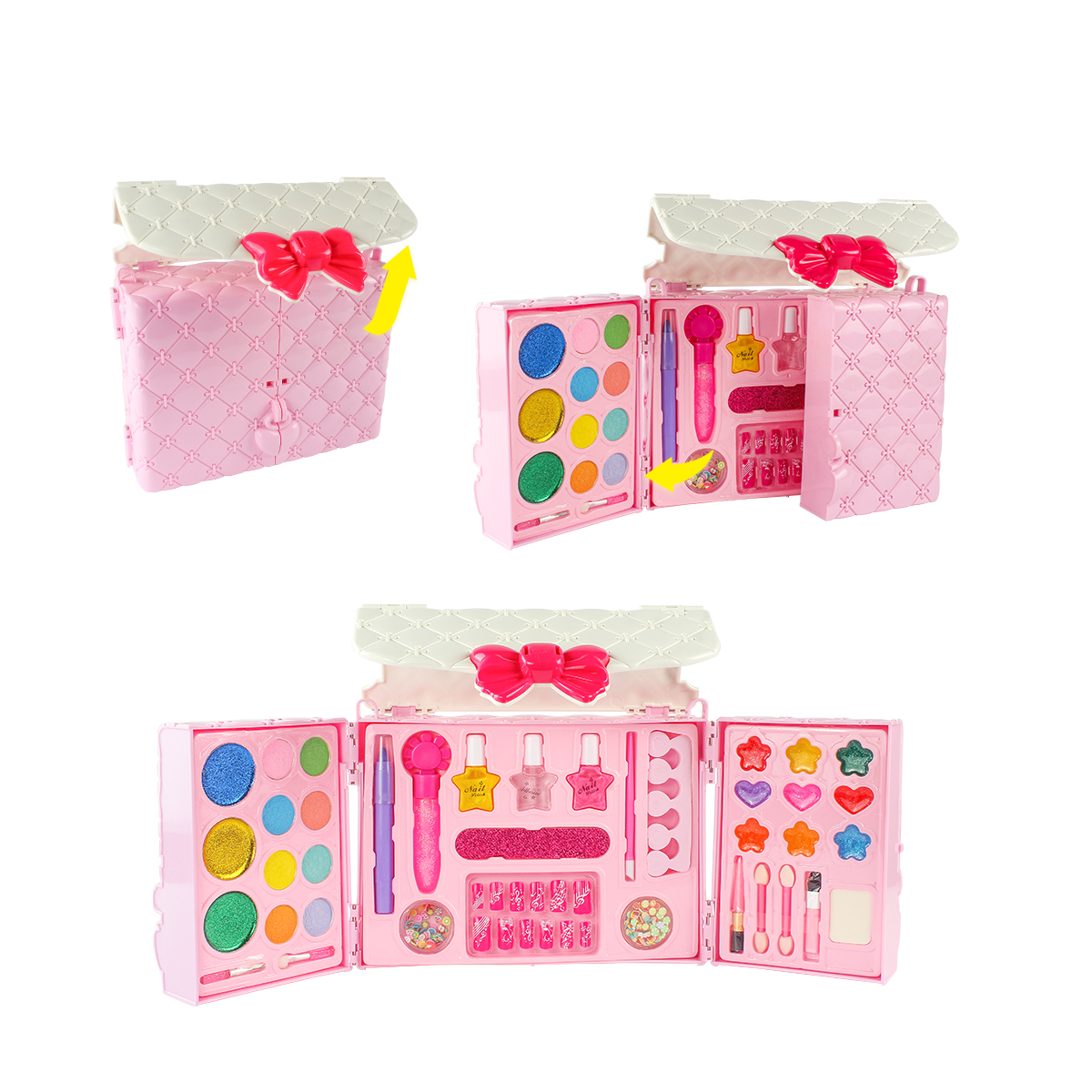 Игрушка для макияжа, Детский комплект для макияжа для девочек, безопасные и нетоксичные детские игрушки для макияжа