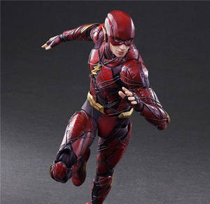 Deuxième génération <span class=keywords><strong>DC</strong></span> Justice League Comic <span class=keywords><strong>Flash</strong></span> de Xinsheng Animation Ornements de poupée en boîte mobiles en PVC faits à la main État neuf - Product Image 2