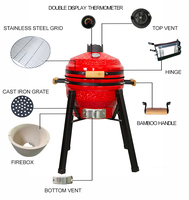 Barbecue Kamado KIMSTONE 16 pouces avec texture pierre