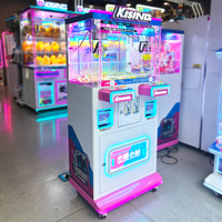 Kising Mini machine à griffes d'intérieur à monnayeur pour 2 joueurs, jeu de divertissement pour salles d'arcade, attrapeur de peluches