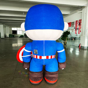 Costume de mascotte gonflable Captain America pour adultes, personnages de <span class=keywords><strong>film</strong></span>, <span class=keywords><strong>super</strong></span>-héros, 2/2,6 m, produits faits à la main de haute qualité - Product Image 3