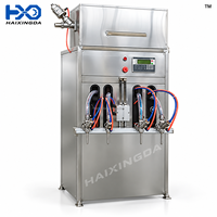 Machine de remplissage par gravité en acier inoxydable, remplisseuse de bouteilles semi-automatique pour les boissons, les jus, l'eau minérale et l'huile de cuisson