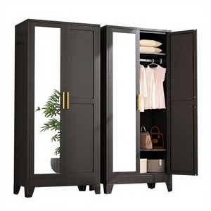 Low Price Steel Wardrobe With Mirror 1k+ | Alibaba.com
