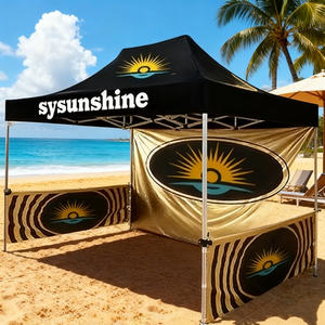 Tentes de Marketing Pliables pour Festivals Commerciaux en Extérieur, Auvents Pare-Soleil Personnalisés Imprimés par Sunshine pour Stand Publicitaire de Salon Professionnel - Product Image 1