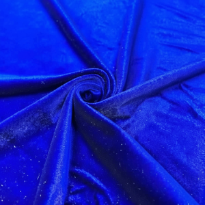 2026 Customizable Yarn Count Soft Tie-Dye Velvet Fabric for Home Textiles Clothing & Toys Flat Shear Knitted Weft Type - Product Image 1