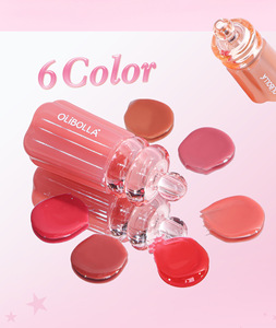Gloss à lèvres effet miroir longue tenue 24h personnalisable MLM, waterproof, anti-transfert, effet gelée, repulpant et hydratant, 6 couleurs. - Product Image 3