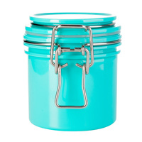 Pot à miel vide en PET transparent de 200 ml (7 oz) avec fermeture hermétique et sécurité enfant, capacité personnalisable, qualité alimentaire - Offre Spéciale