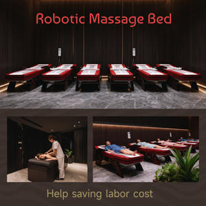 Pop Relax Full Body Rolling Spa Mesa de belleza Terapia de calefacción por infrarrojos Rodillo térmico Automático Hot Jade Master Cama de masaje Corea - Product Image 2