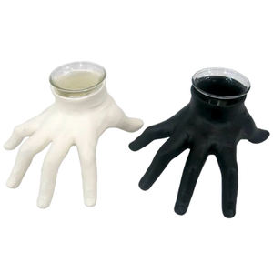Porte-bougie décoratif en céramique pour Halloween, porte-bougie gothique en <span class=keywords><strong>porcelaine</strong></span>, décoration sombre - Product Image 1